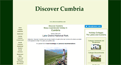Desktop Screenshot of discovercumbria.co.uk